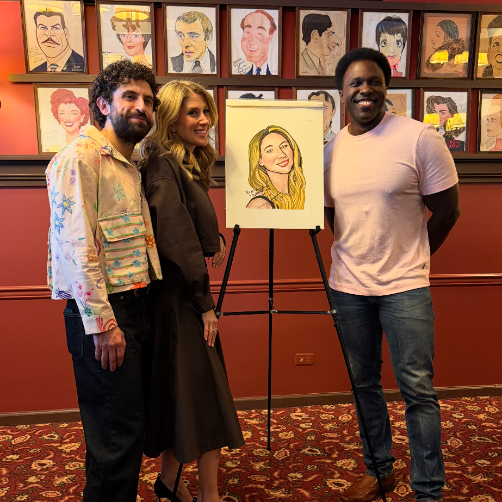 Caissie Levy, now at Sardi’s!