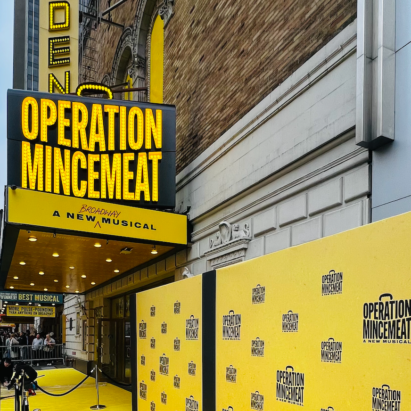 A golden set up at the Golden.