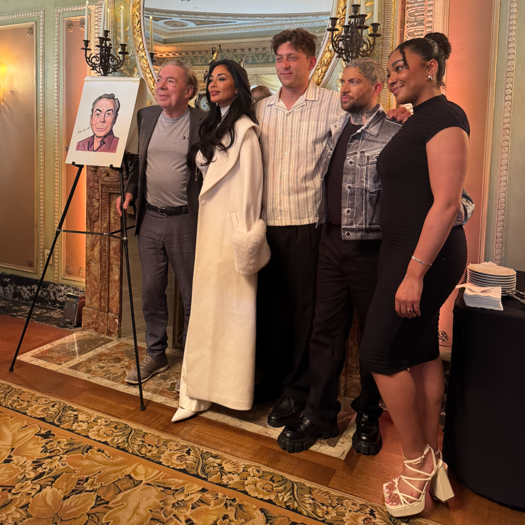 Lord Andrew Lloyd Webber finally gets his Sardi’s Portrait.