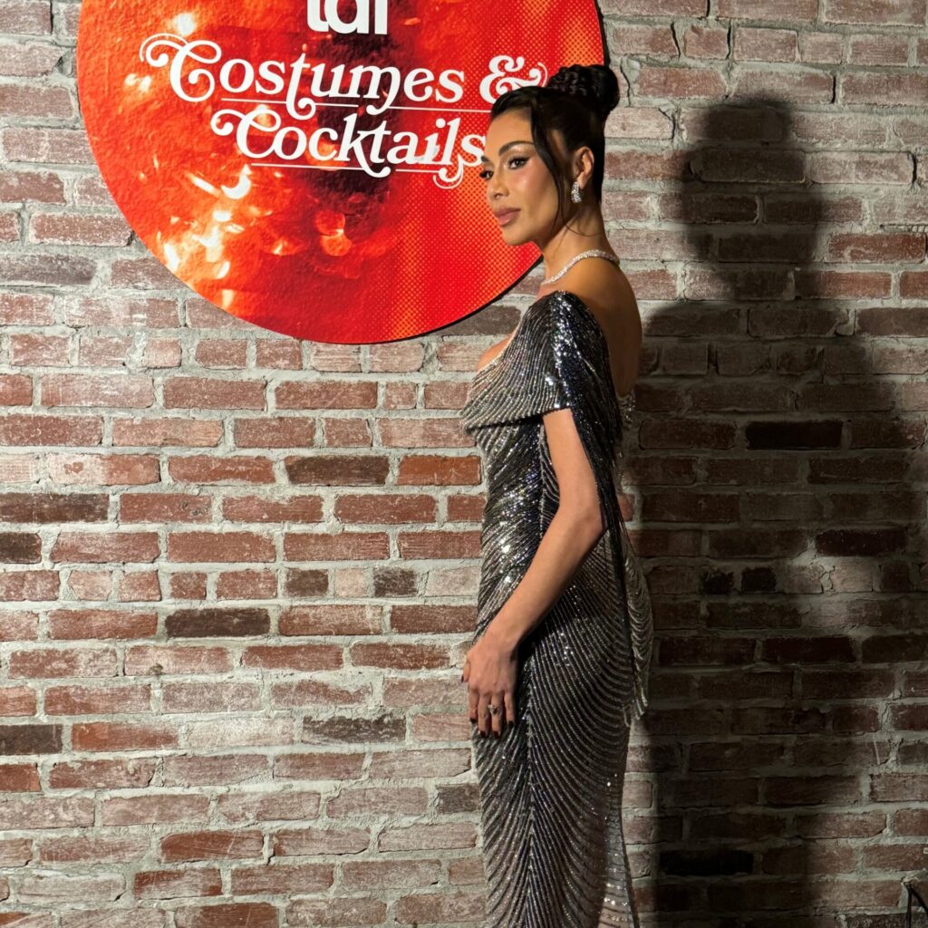 Ms. Scherzinger after opening TDF’s grand costume gala.