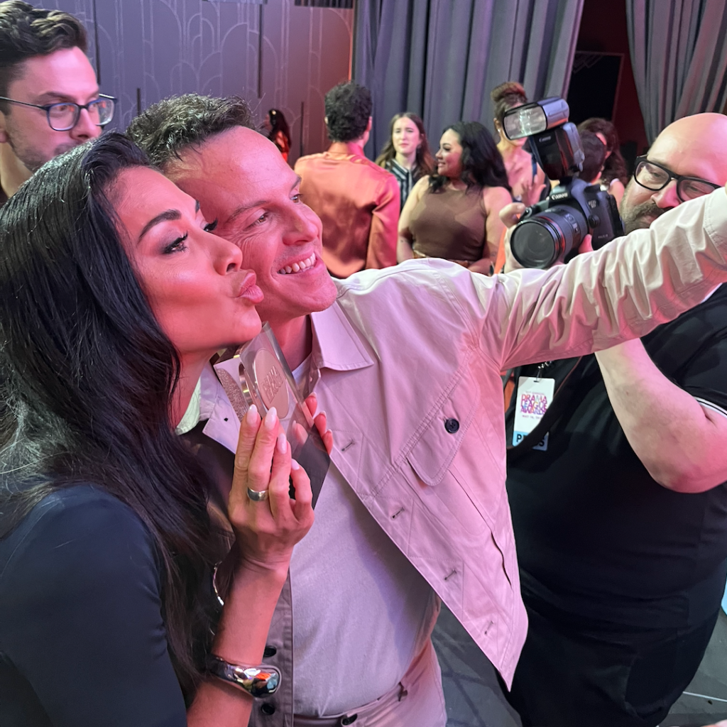 Nicole Scherzinger and Andrew Scott post Drama League win!
