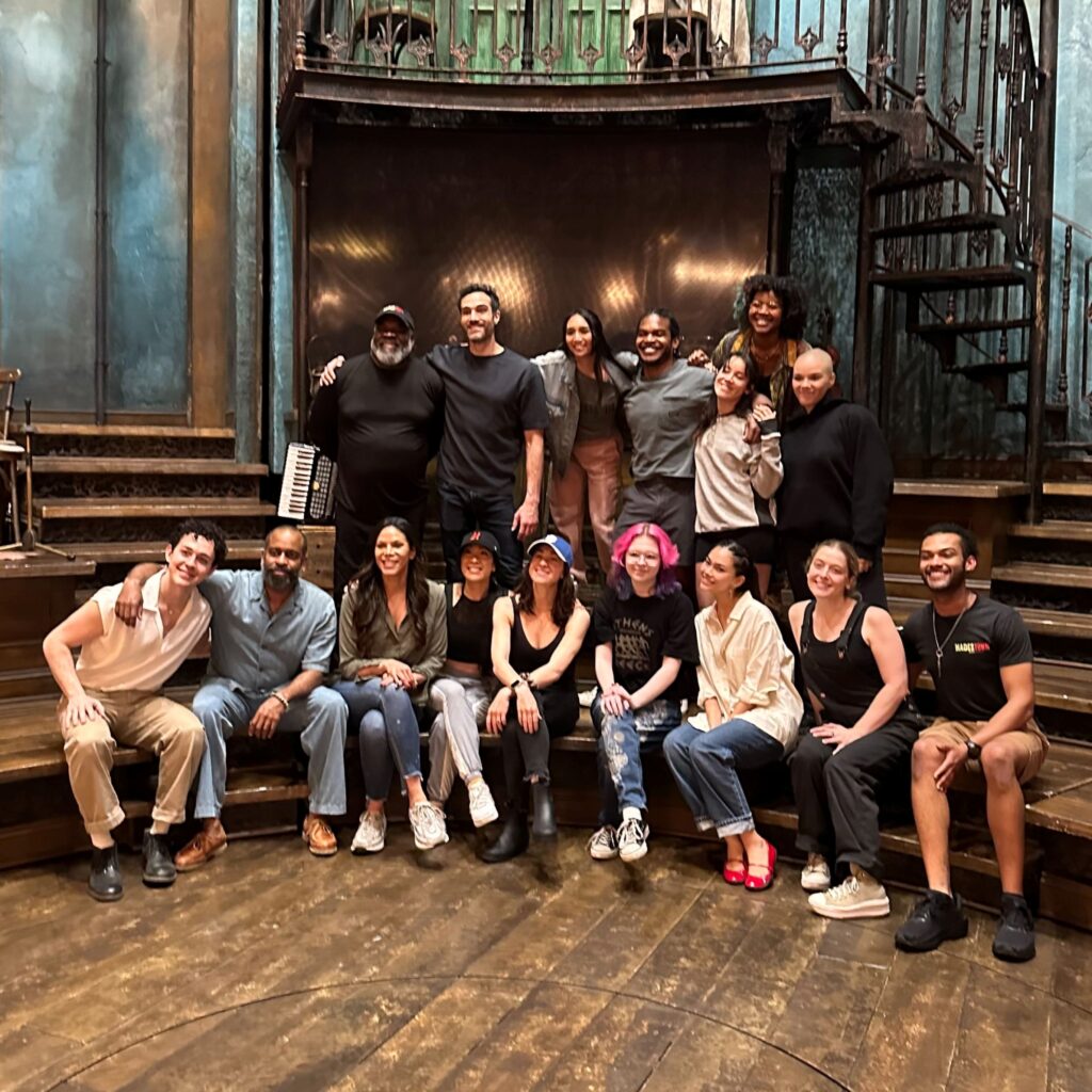 Our Make a Wish friend, Crowe Zilvitis, joins us at Hadestown.