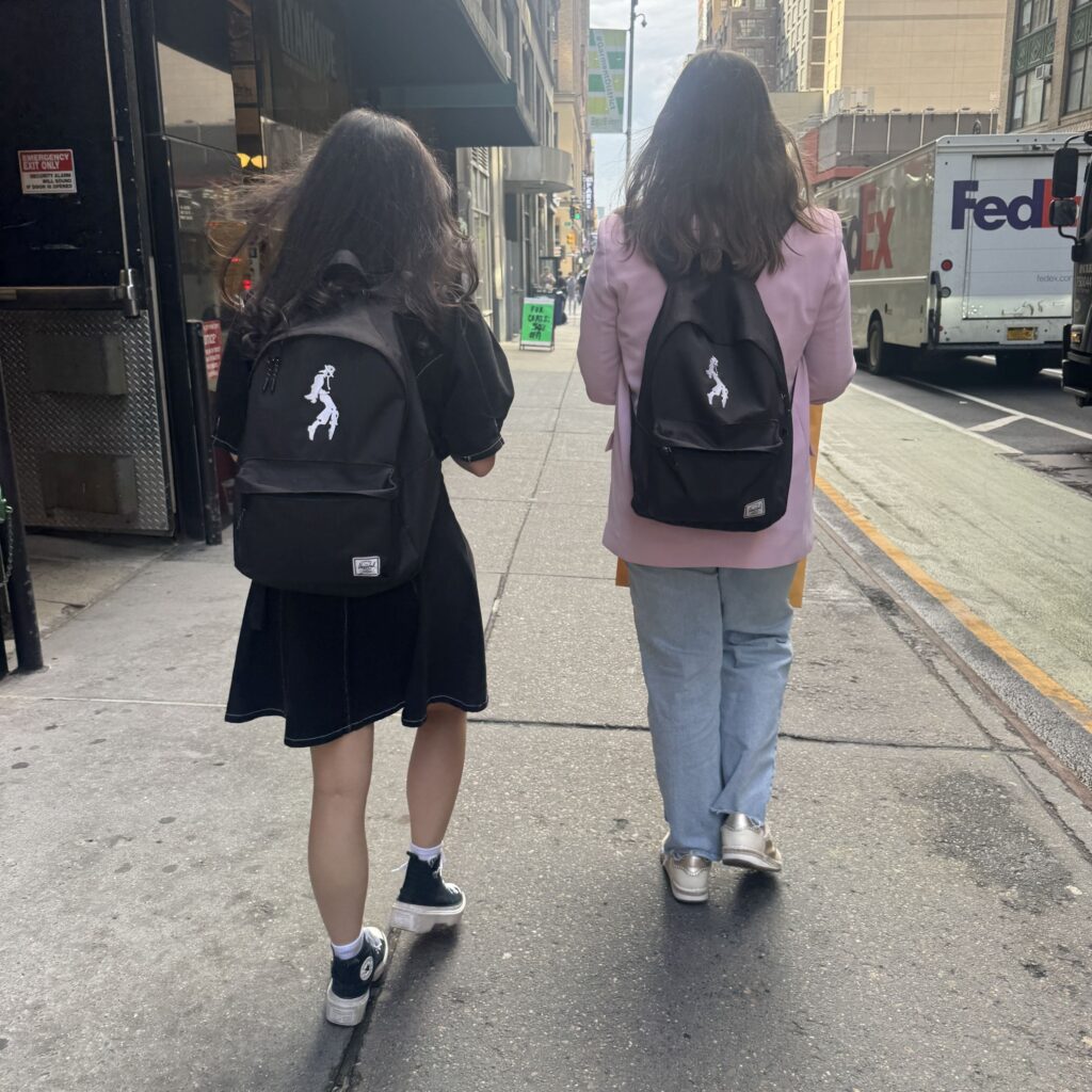 Walking MJ advertisements!