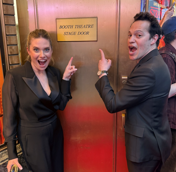 Lead Producer Mike Bosner and his wife Brittany Bosner at the Opening Night of Proof.