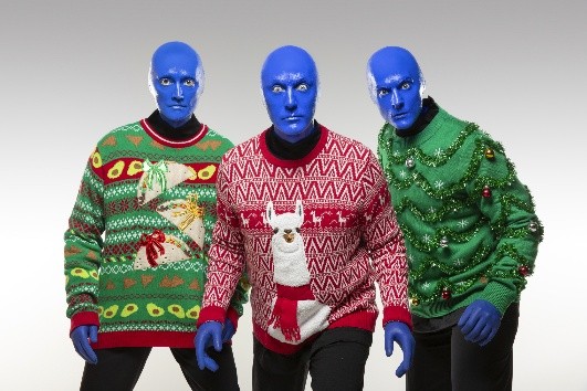 BLUE MAN GROUP RETURNS TO NEW YORK AND MAKES BROADWAY DEBUT – “A NEW HOLIDAY SURPRISE” OPENS AT THE LUNT-FONTANNE THEATRE ON NOVEMBER 17