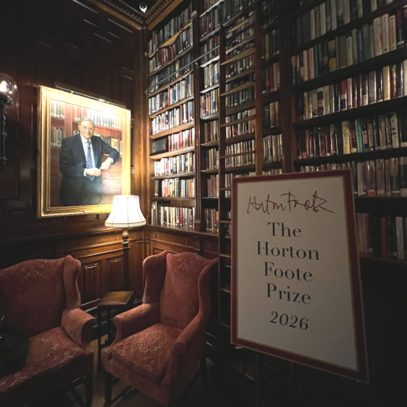 At a literary club on an October Monday night.