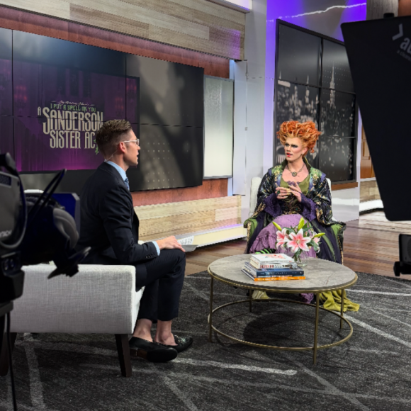 Is this the first time Frank DiLella has interviewed a Sanderson sister?